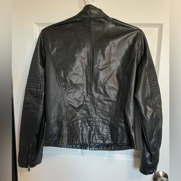 Studded Genuine Leather Motorcycle jacket - Picture 2 of 7